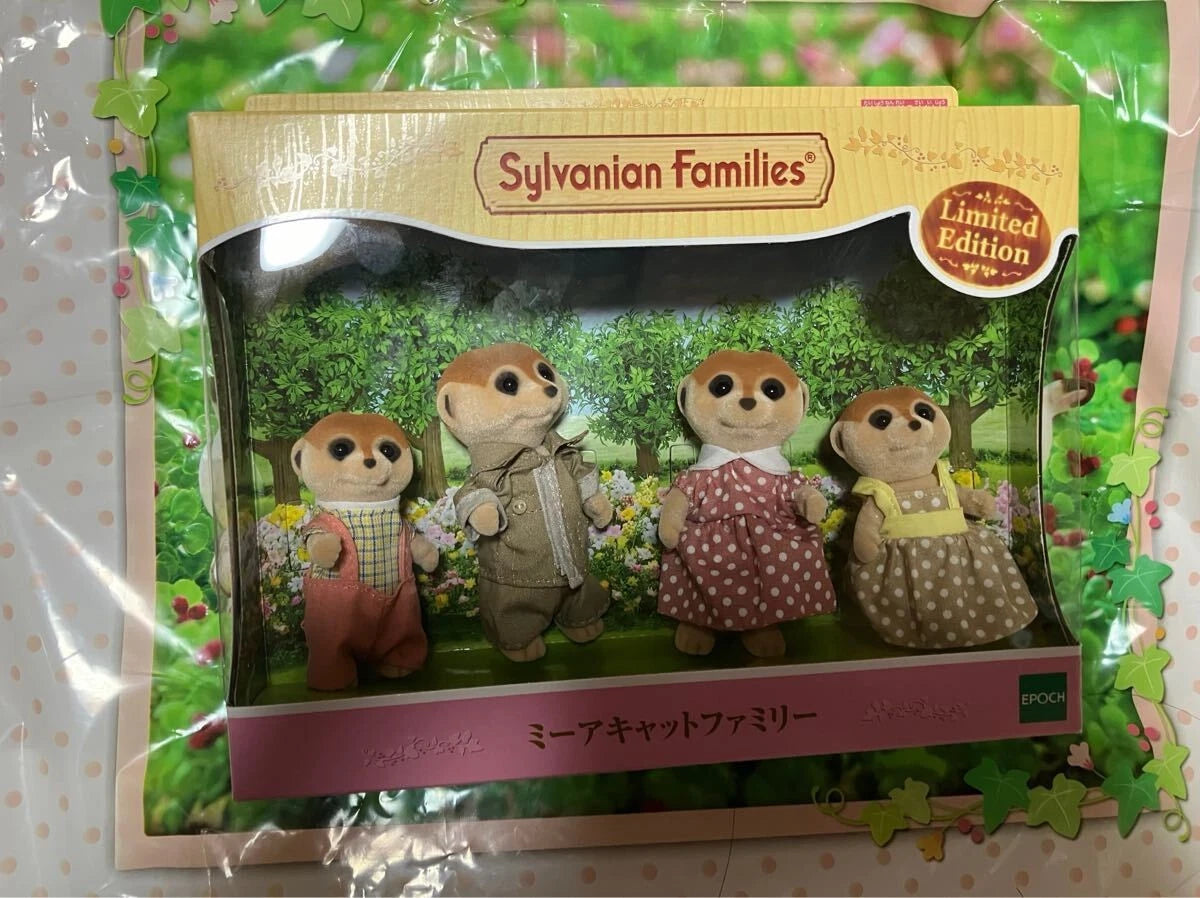 Sylvanian Família Suricatos Set Completo (Rara)