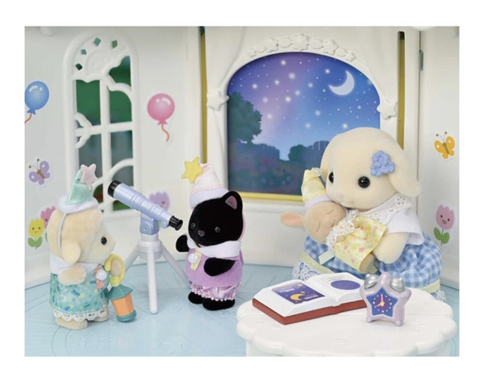 Sylvanian Amigos do Jardim de Infância - Noite do Pijama