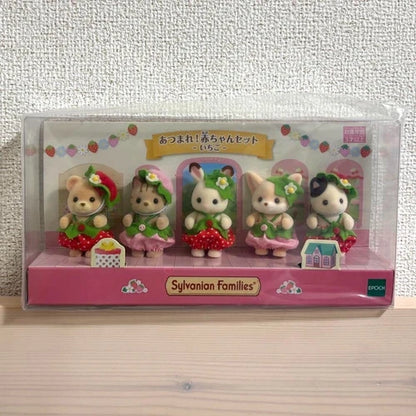 Sylvanian Bebês Morango Set Completo