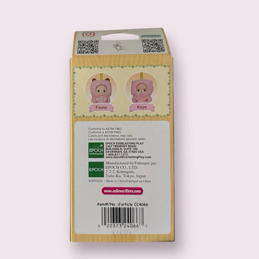 Chaveiro Sylvanian Raposa Fantasia de Doce