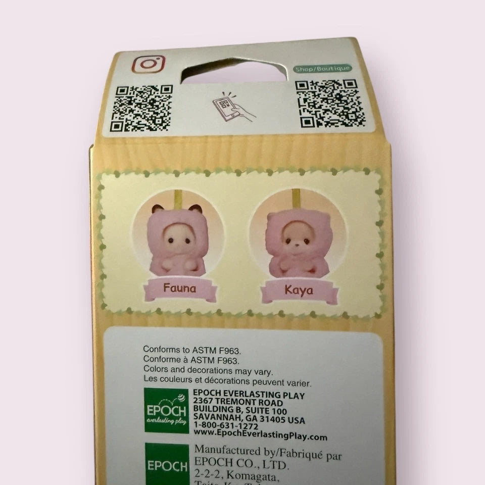 Chaveiro Sylvanian Raposa Fantasia de Doce