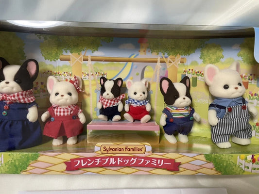 Sylvanian Família de Buldogues Franceses
